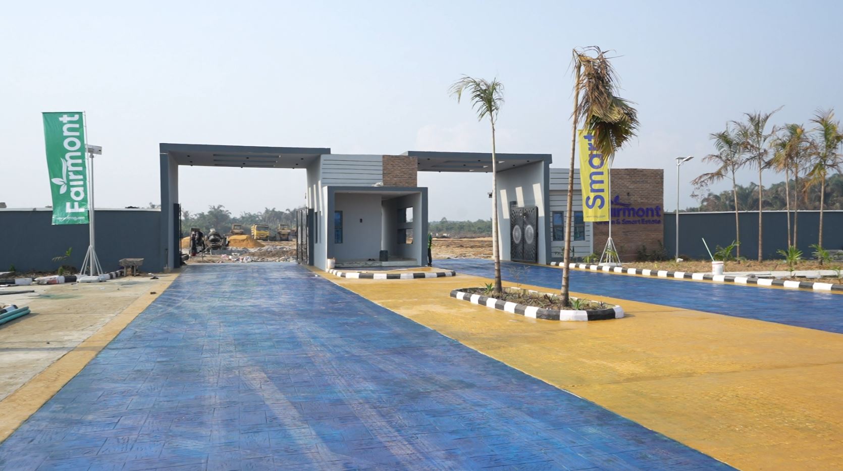 The Fairmont Green & Smart Estate entrance