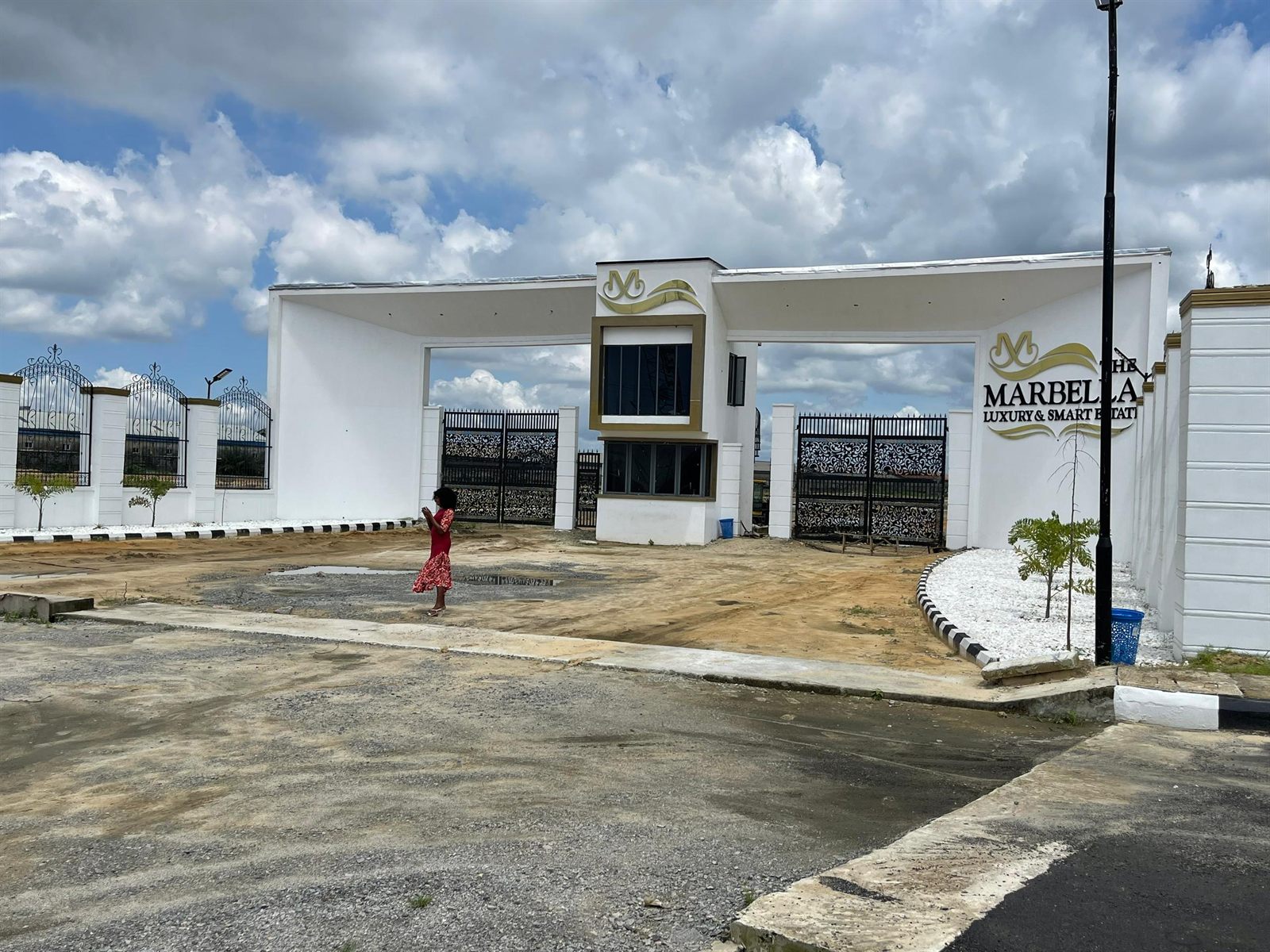 The Marbella Luxury & Smart Estate entrance