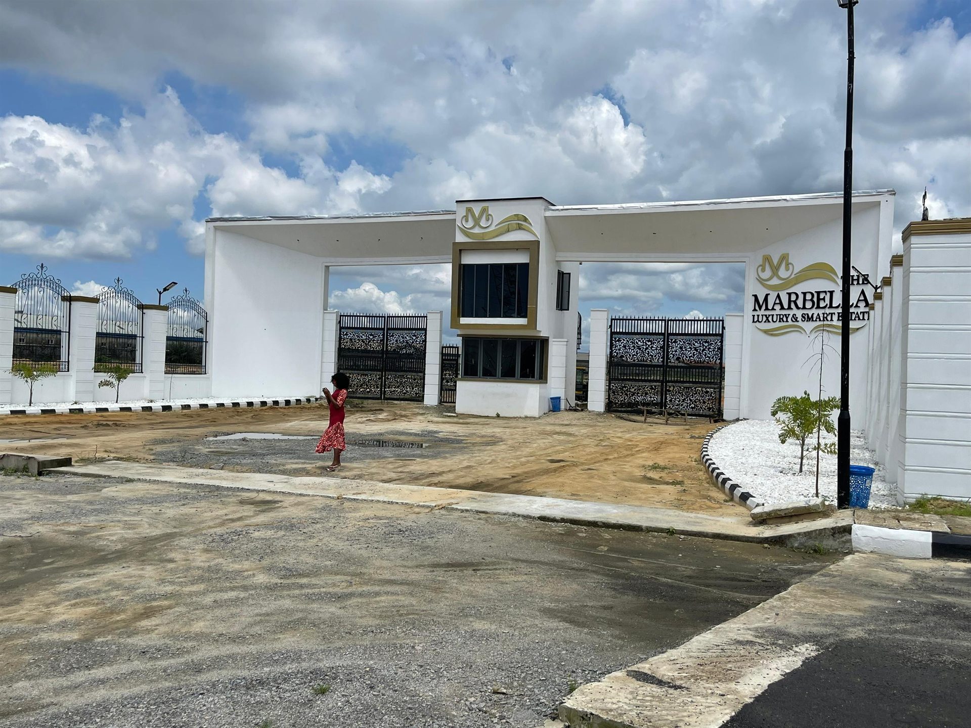 The Marbella Luxury & Smart Estate entrance